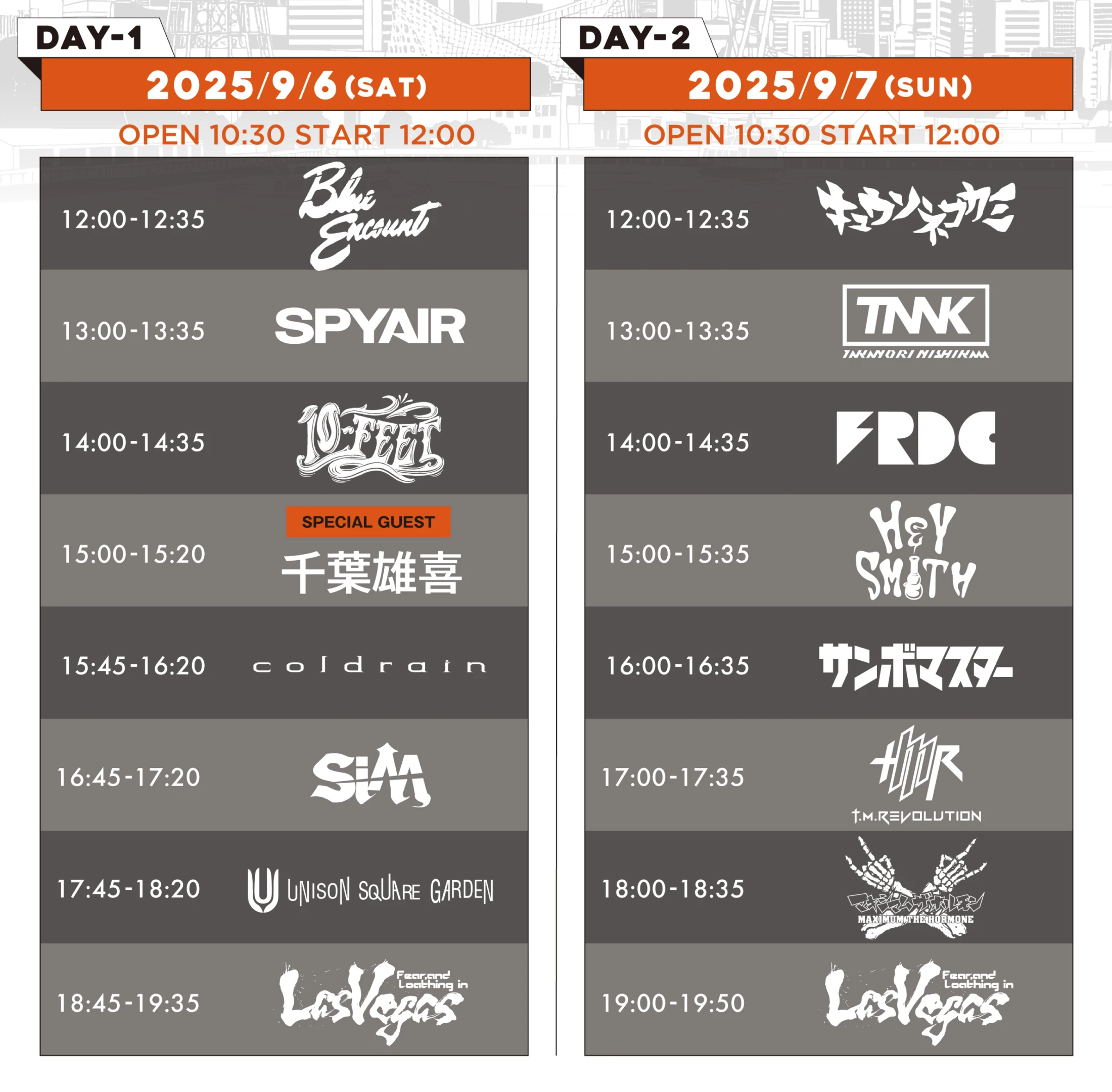 TIME TABLE